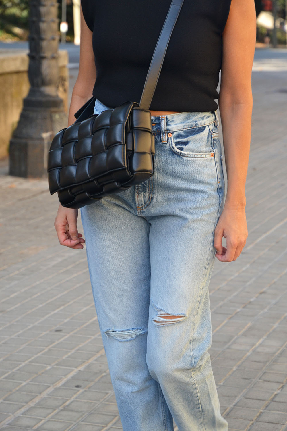 3 Fall Outfits with the Bottega Veneta Cassette Padded Bag - Hey Pretty  Thing