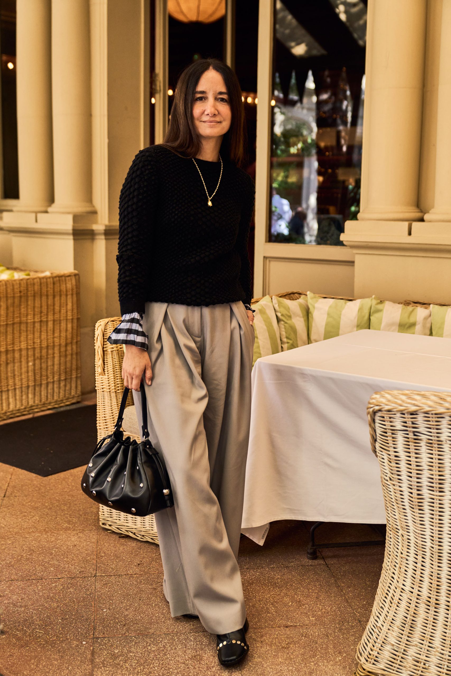 Alejandra Meler during the MICUIR Wild Rouge Autumn-Winter 2025 launch in Barcelona.