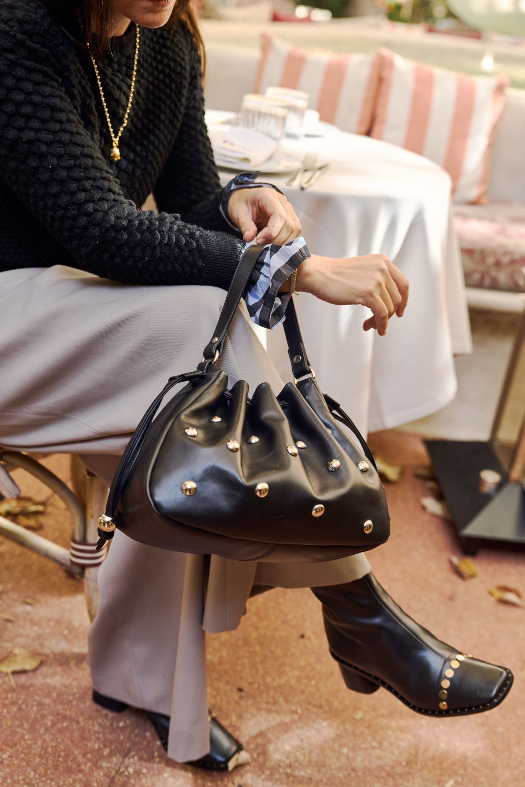 Alejandra Meler during the MICUIR Wild Rouge Autumn-Winter 2025 launch in Barcelona.