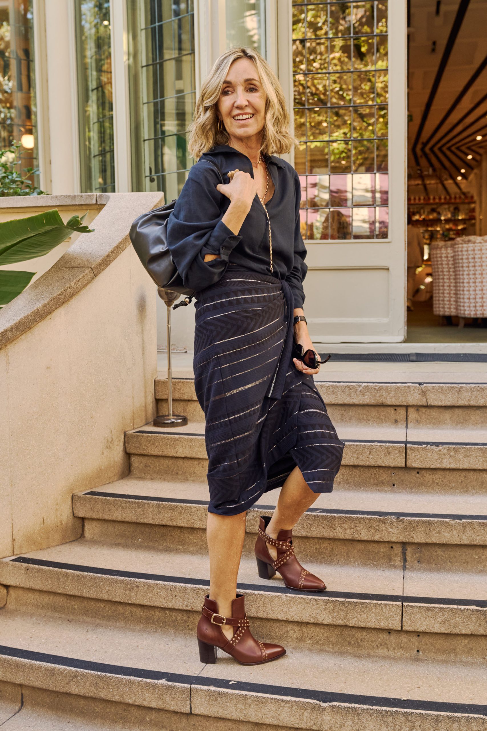 Maica Jáuregui during the MICUIR Wild Rouge Autumn-Winter 2025 launch in Barcelona.