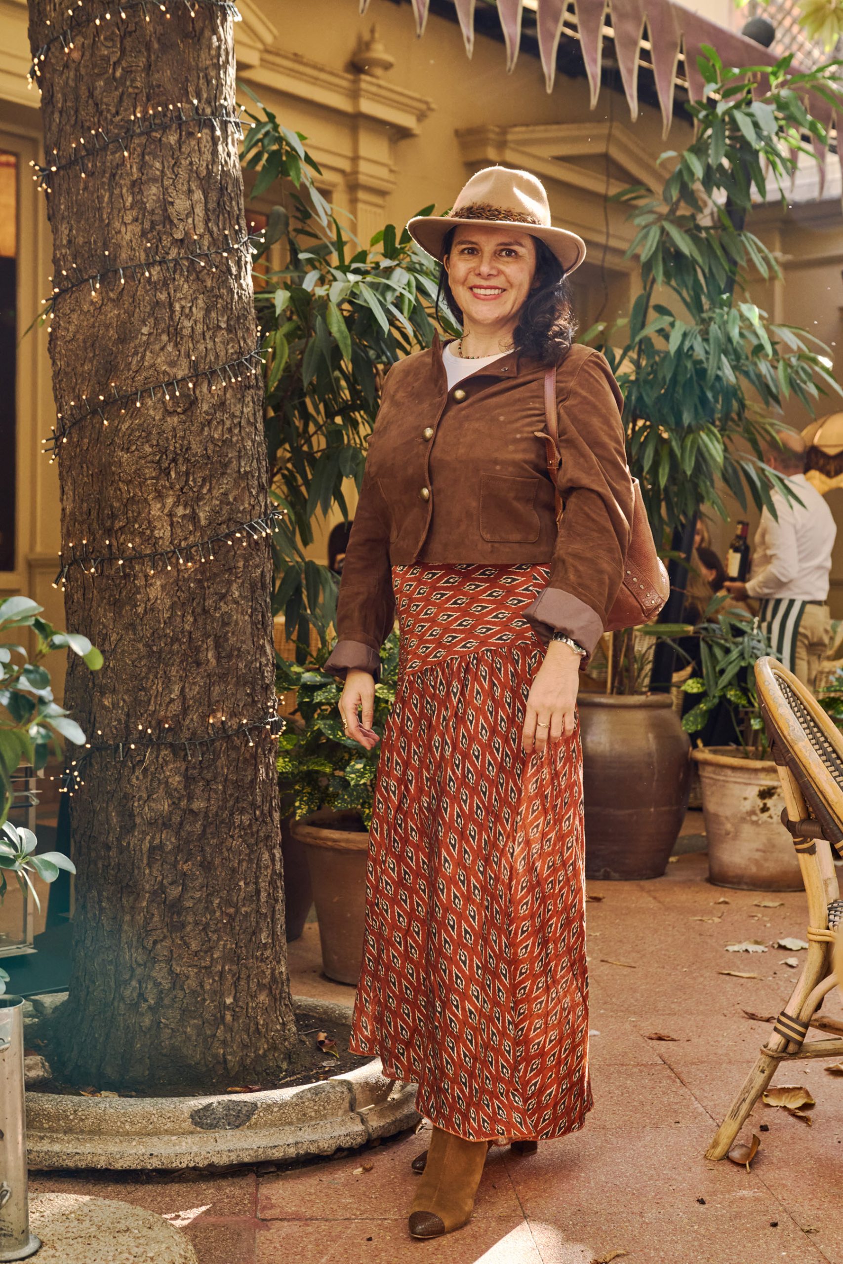 Patricia Peña from MICUIR team at the Wild Rouge Autumn-Winter 2025 presentation in Barcelona.